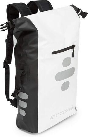 Велосипедний рюкзак Ettore 100, водонепроникний, 25 л / 30 л, білий/чорний, Sonar