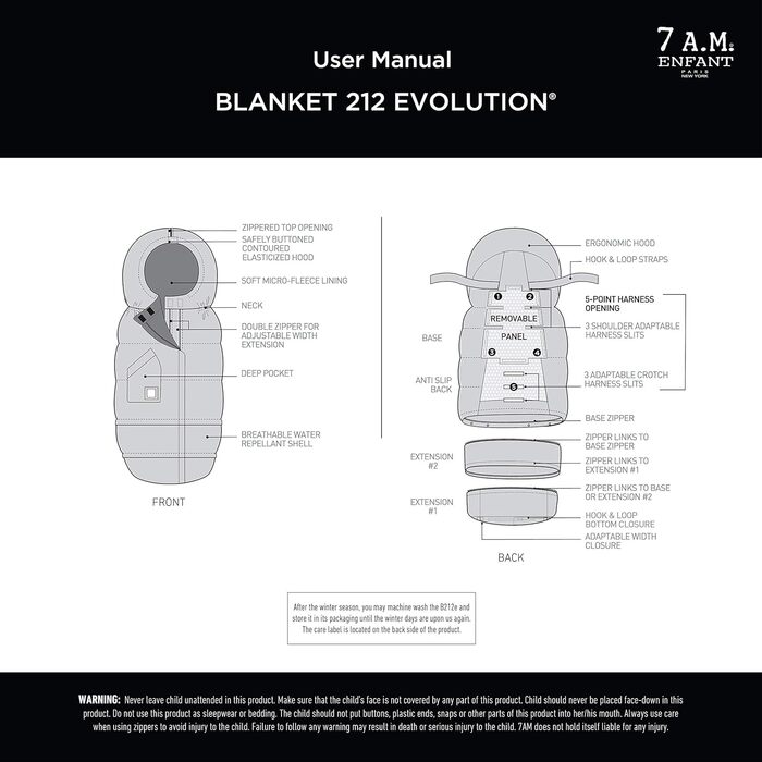 Муфта для ніг для дитячого автокрісла коляски - Ковдра 212 Evolution Baby зимова сумка для ременів безпеки автокрісла, або коляски