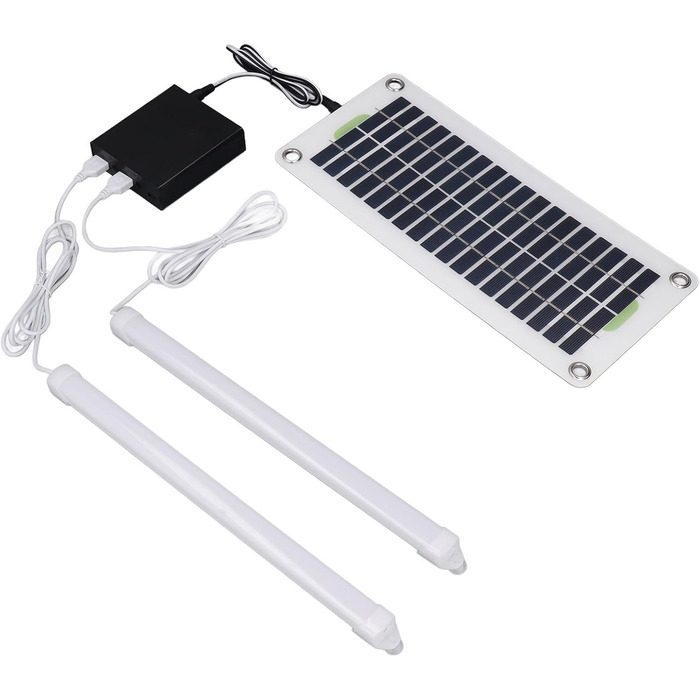 Ліхтар для кемпінгу потужністю 30 Вт з водонепроникним акумуляторним блоком, двома USB-портами 12 В/5 В для використання в наметах та на природі