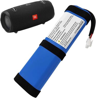 Замінний акумулятор, сумісний з водонепроникною Bluetooth-колонкою JBL Xtreme 2 GSP093198H, номер деталі Xtreme2 2INR19 66-2 SUN-INTE-103 7.4V (не Xtreme 1)