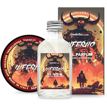 ДУЕТ ДУЕТУ ПОСМІШКА СЛАВНИХ ХЛОПЦІВ Inferno. Мило для гоління і набір після гоління, 500 г