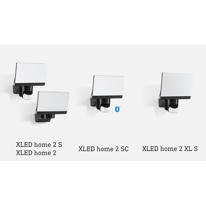 Світлодіодний прожектор Steinel XLED Home 2 XL S, 2124 лм, датчик руху 180, 19,3 Вт, повністю поворотний, теплий білий (3000 K), для зовнішнього використання, білий