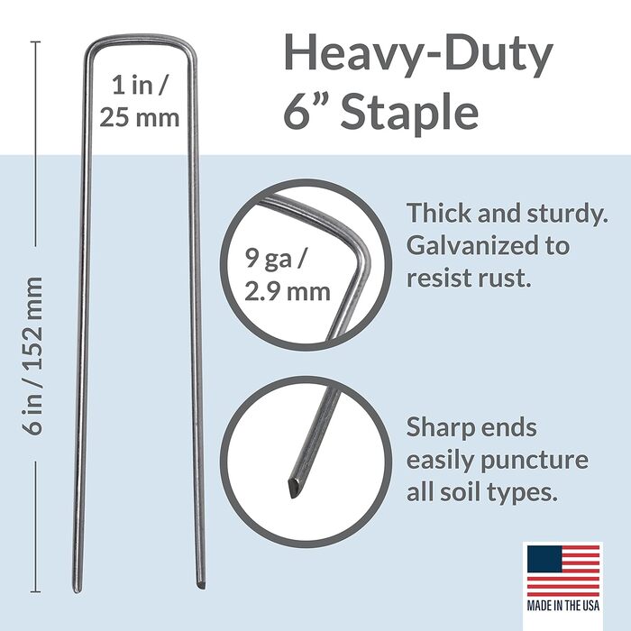 Садові дротяні бруски Pinnacle Mercantile, 9 калібр, 200, 200, надміцний оцинкований матеріал