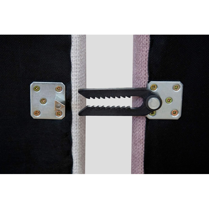 Великий диван Cavadore Fiona / Великий диван із подушками для спини у сучасному дизайні / 274x90x112 / Ткана тканина кремового кольору