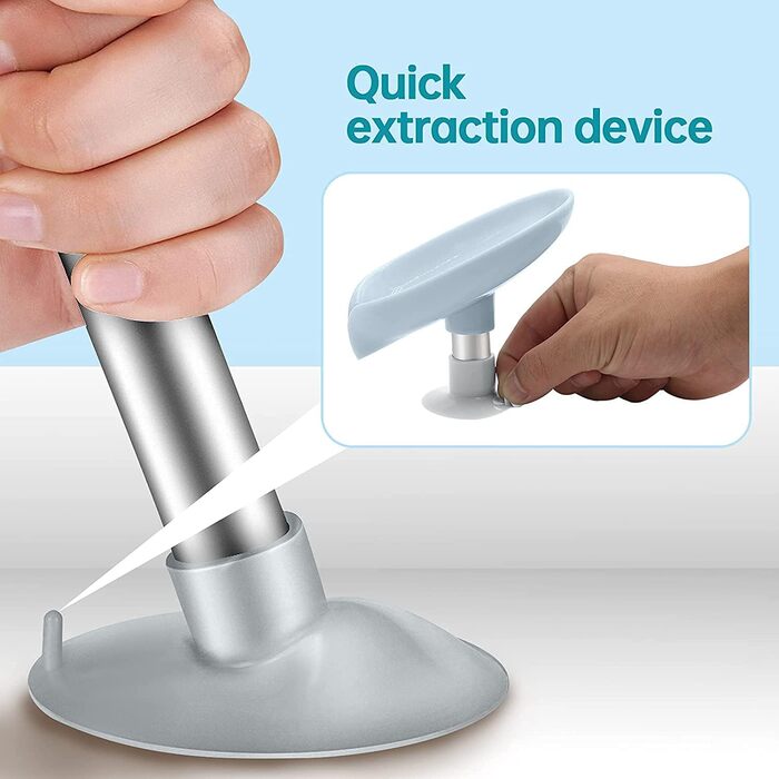 Мильниця з зливом 2 шт. , мильниця без свердління, стаціонарне зберігання шампуню, мильниця у формі повітродувки, тримач для кухон