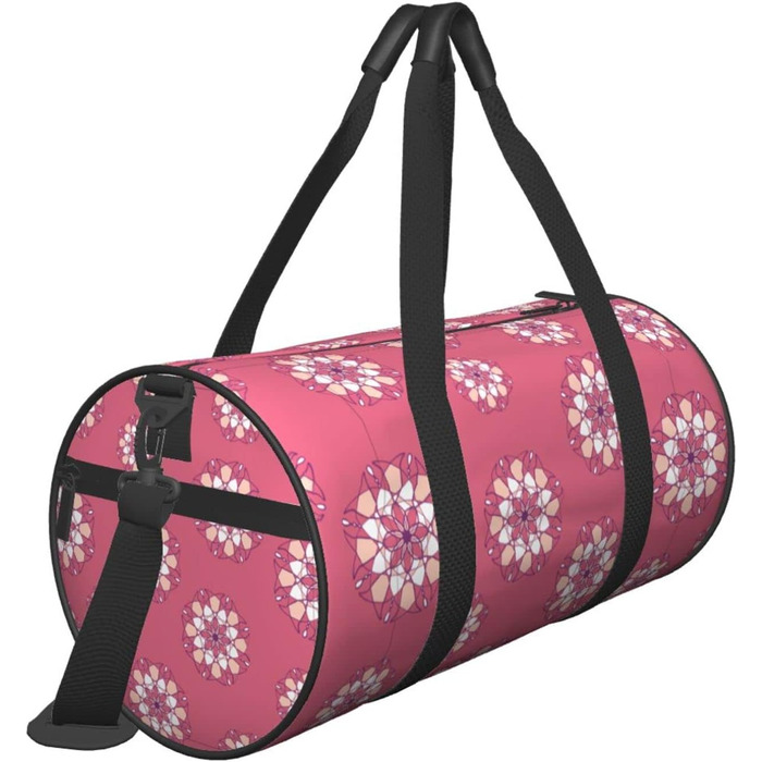 Дорожня сумка-циліндр з геометричним малюнком, спортивна сумка для чоловіків та жінок, сумка-мішок, спортивна дорожня сумка