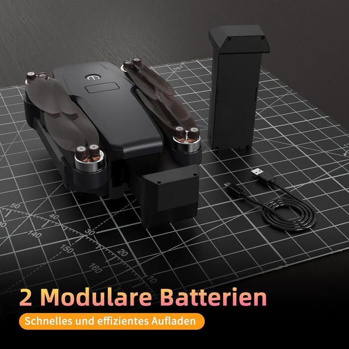 Дрон із камерою 4K, 5G Wi-Fi. Максимальна швидкість польоту 40 км/год. Стійкість до вітру. Рівень 4. Безщітковий двигун. Дрон для