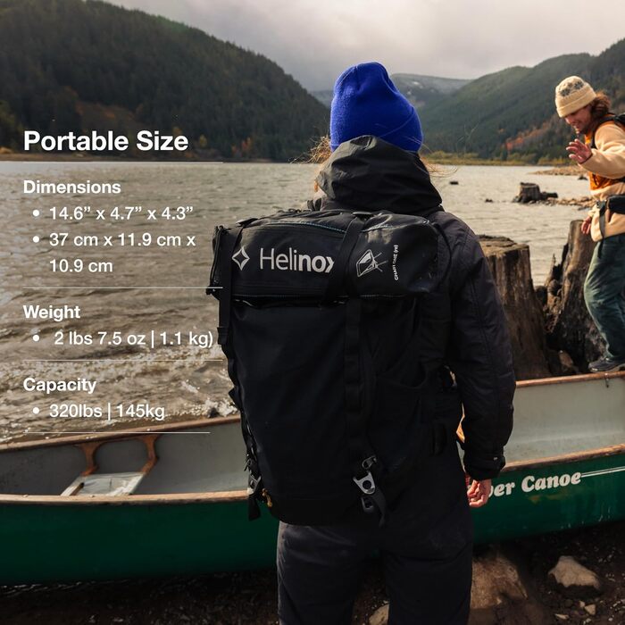 Крісло Helinox One (re) Schwarz