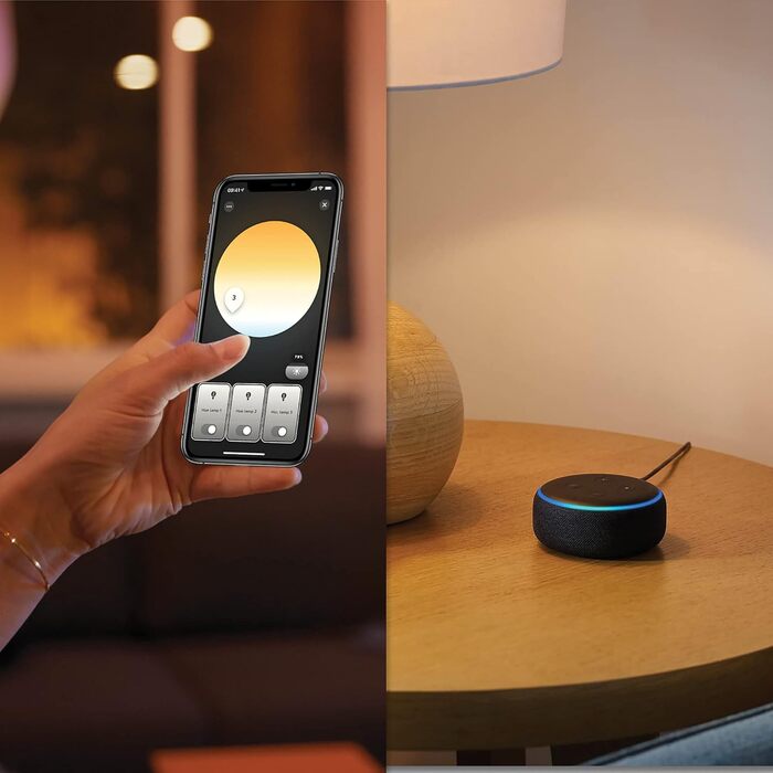 Стельовий світильник Philips Hue Enrave з димером, S, чорний
