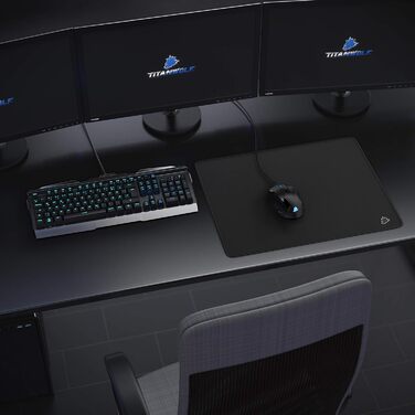 Комп'ютер TITANWOLF - Килимок для ігрової миші XXL Speed Titanwolf Black 440 x 350 мм - XXL килимок для миші - Настільний килимок