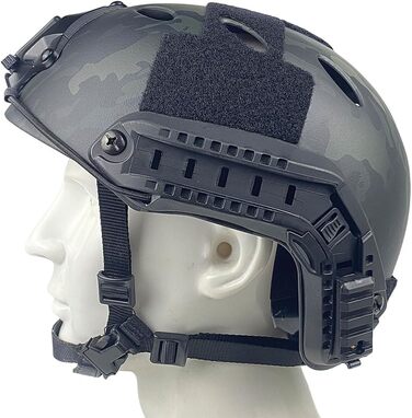 Тактичний страйкбольний шолом, регульований, швидкорозгортаючий, кріплення PJ NVG для тактичного страйкболу, пейнтболу MCBK XL
