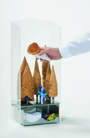 Шпилька для морозива Ріжок Силос 4 конуса Тримач для морозива Силос у ріжку