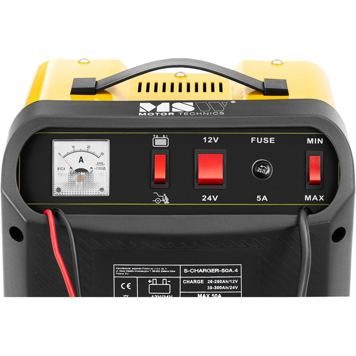 Автомобільний зарядний пристрій пуско-зарядний пристрій 12/24 В 45 А компактний автомобільний зарядний пристрій зарядний пристрій