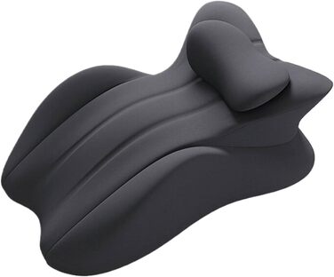 Пара подушок для стегон, пара багатофункціональних подушок для підняття стегон, подушки для сідниць для пар, комфортні клиноподібні подушки з піни з ефектом пам&39яті в кількох положеннях, забезпечують підтримку талії та шиї (темно-сірий)