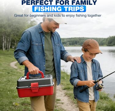 Набір рибальських снастей із 460 предметів, рибальські приманки для судака, форелі, окуня, рибальські аксесуари з ящиком для снастей, гачки, рибальські приманки, ящик для рибальських приманок на 3 полиці. Підходить для початківців та професіоналів.