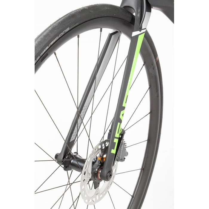 Унісекс-велосипед Head I-Speed Race для дорослих, матовий чорний/зелений 52