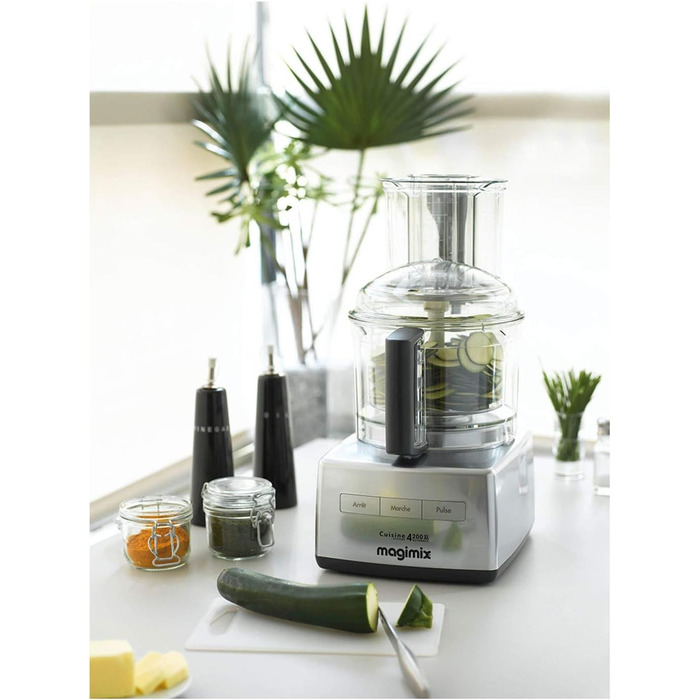 Кухонний комбайн Magimix 18471EA 4200 XL, пластик, хром