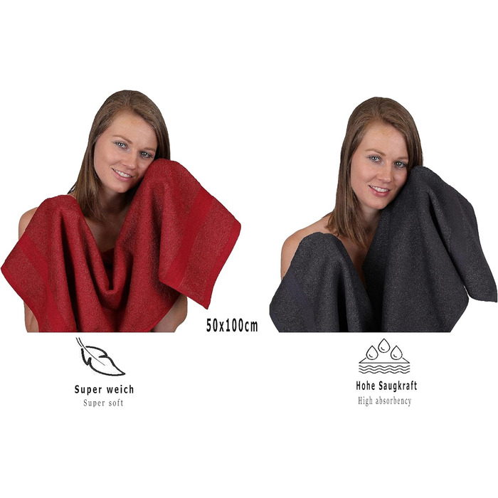 Набір рушників Premium 100 бавовна 2 рушники для душу 4 рушники для рук 2 рушники для гостей 2 мильні серветки 2 рукавички для пра