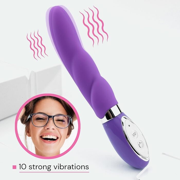 Класичний вібратор для жінок Future of your pleasure Sensual 18,5 см, 10 режимів вібрації, тихий