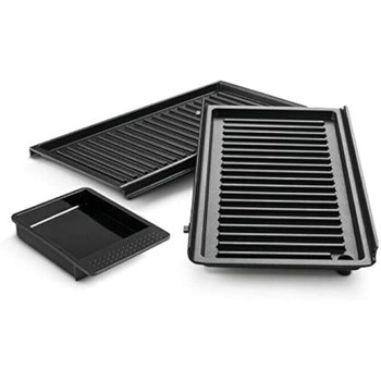 Комплект сковорідок 5523110001 DLSK153 сумісний / Запчастина для De'Longhi SW12 SW13 MultiGrill Easy