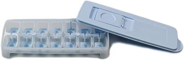 Контейнер для заморожування кубиків льоду Tupperware Sky Blue-White G29 Ice Cube Miracle 38474