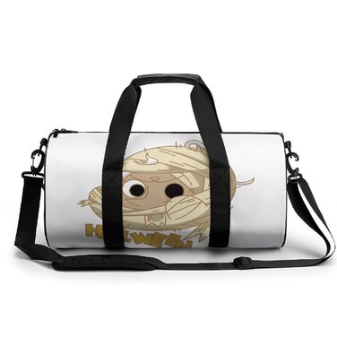 Яскраво-жовта дорожня сумка-мішок з мультяшним малюнком, спортивна сумка для мами та тата, унісекс