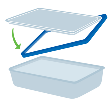 Форма з кришкою Pyrex Pure Glass, 19x14x5 см (0.8 л) (7092349)