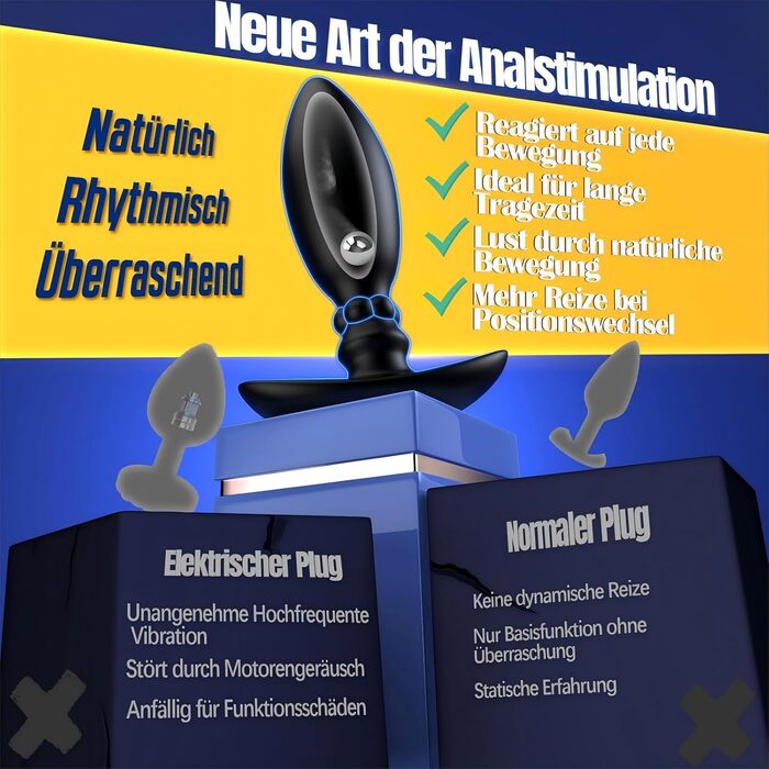 Набір з 3 анальних плагів yewuzer, для чоловіків і жінок