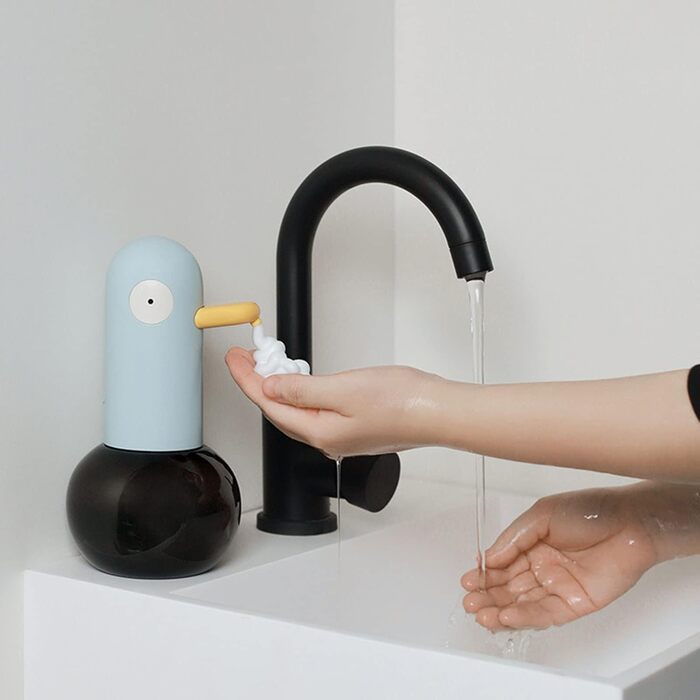 Автоматичний дозатор мила, мила форма качки, безконтактний дозатор мила, піноутворюючий дозатор ручного мила для ванної кімнати, к