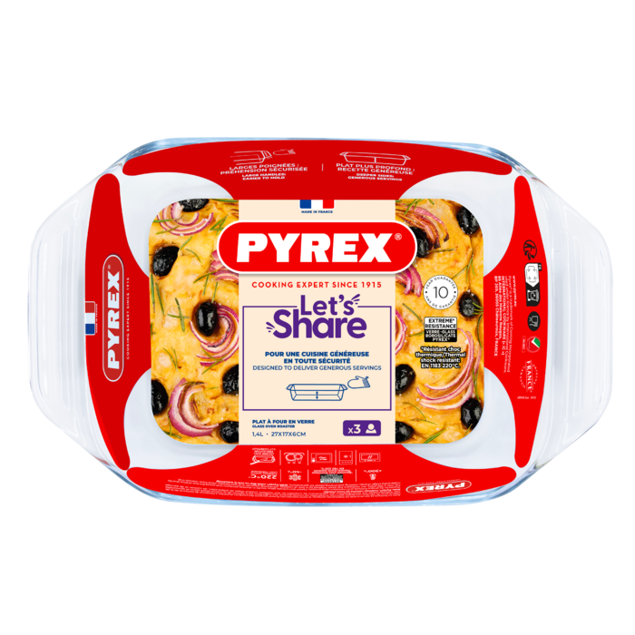 Форма для запікання Pyrex, 27х17х6 см (1.4 л) (7092334)