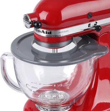 Скляна миска Gdrtwwh для міксера KitchenAid 4.5-5 кварт з нахиленою головкою, заміна на скляну миску KitchenAid Artisan Mixer (скляна чаша)
