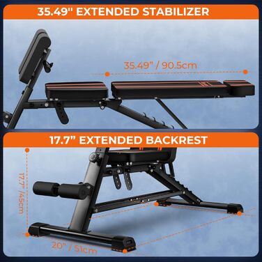 Регульована лава для силових тренувань 450 кг високопродуктивна тренувальна лава з ручкою для домашніх тренувань, римський стілець для пресу для гіперрозгинання спини з ручкою, похила лава для сидячих пресів для тренування всього тіла