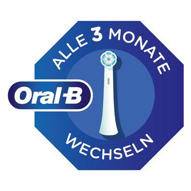 Щітки для делікатного чищення Oral-B iO для електричної зубної щітки, 6 шт. , дбайливе чищення зубів, насадка-щітка для зубних щіток Oral-B iO, упаковка, сумісна з поштовою скринькою, чорна