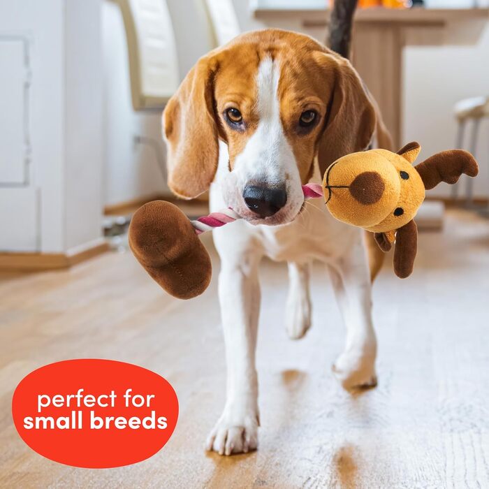 Набір плюшевих іграшок для собак THE TWIDDLERS, 6 шт., різдвяна тематика