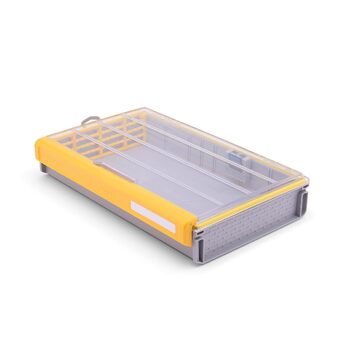 Коробка для риболовлі PLANO Edge 3700 Swimbait, 35,6 см Д x 22,9 см Ш x 6,7 см В, захищає до 24 приманок, універсальні рибальські коробки, технологія захисту від іржі Rustrictor, водонепроникне ущільнення, коробка для риболовлі EZ 3700 Swimbait