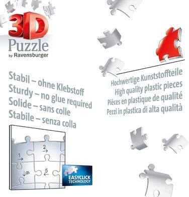 Пазл Ravensburger 3D 11757 - Пазл-м&39яч Світ Юрського періоду - 72 елементи - Пазл-м&39яч для любителів динозаврів від 6 років