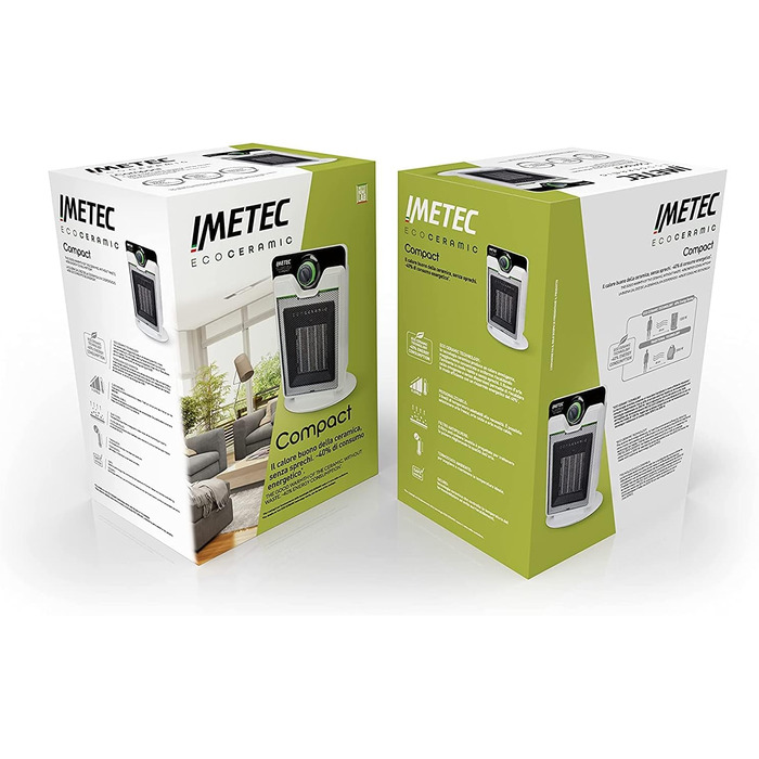 Вентилятор-обігрівач, електричний обігрівач, керамічна технологія, низьке енергоспоживання, тиха робота, 3 температурні режими, кімнатний термостат