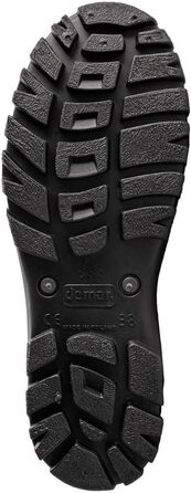 Гумові чоботи GoTherm з внутрішньою частиною з натуральної вовни, дуже зручні та дуже теплі, виготовлені з ПВХ, з нековзною підошвою, водонепроникні та підходять для підлітків, розмір 39 EU, чорні