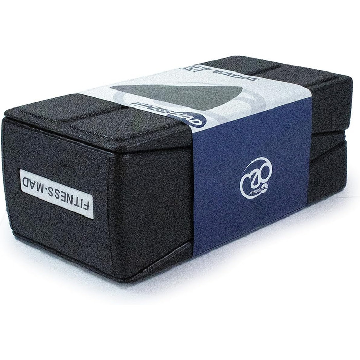 Комплект клинів для йоги з піни EPP (3 шт.) (один розмір) (чорний)