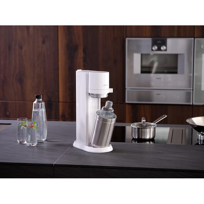 Виробник газованої води SodaStream Duo White Megapack з 4 пляшками та 1 циліндром, білий, 2270181