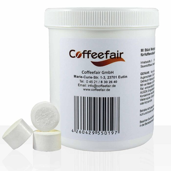 Таблетки для чищення кавомашин Coffeefair 90 шт. x 3г Таблетки для очищення Thermoplan, Saeco