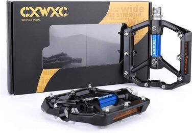 Велосипедні педалі CXWXC MTB/Шосейні з рефлекторами, синій