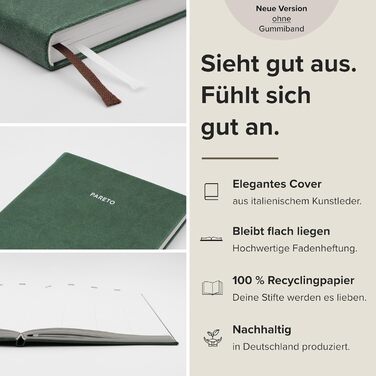 Планувальник Парето 2026 Ідеальна організація, досягнення цілей, підвищення продуктивності, розвиток корисних звичок Тижневий планувальник 2026, книжковий календар, щоденник, журнал успіху Schwarz Schwarz 26