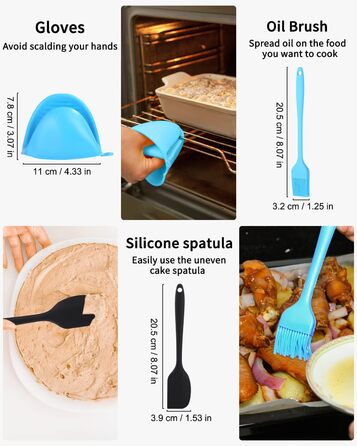 Дюймові аксесуари для фритюрниці, набір із 16 предметів із 200 аркушів паперу для випічки, підходить для фритюрниць діаметром понад 18 см (7 дюймів), 7-