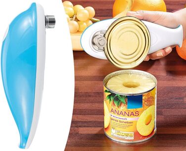 Консервний нож Rosenstein & Shne Електричний безпечний відкривач для консервних банок для відкривання, що закривається (відкривач для консервів для інвалідів, автоматичний відкривач для консервів, розенштейн Shne електричний)