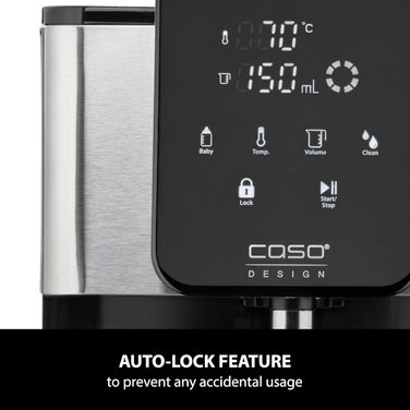 Турбодиспенсер гарячої води, гаряча вода за кілька секунд (40-100C), 2600 Вт, дуже великий 4-літровий резервуар для води, кнопка прямого вибору дитячого харчування (37C), енергозберігаючий одинарний, 1660 -