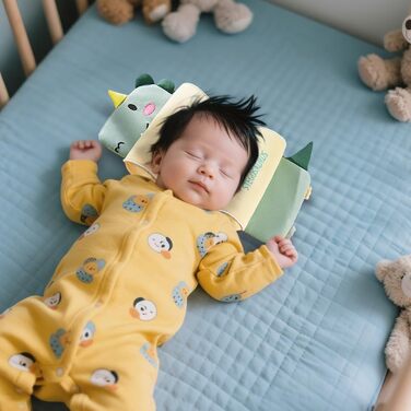 Універсальна ергономічна подушка 42x17 см для сну на боці, спині та животі з функцією антискочування, охолоджувальна, дихаюча, рожева подушка для сну з підтримкою шиї (зелена)