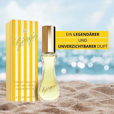 Туалетна вода Giorgio Beverly Hills - Giorgio Yellow, жіночний та елегантний парфум-спрей з квітковими, свіжими та злегка східними нотками та деревним ароматом. Парфуми для жінок, 90 мл (1 упаковка)