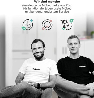 Багатофункціональна офісна шафа Mokebo Практична (60x90 см) з дерева, з шухлядою, картотекою, також підходить як шафа для взуття, шафа для передпокою або шафа для зберігання речей білого кольору, висота 90 см, білий -11