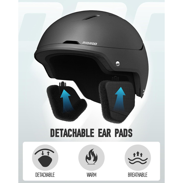 Лижний шолом з комплектом окулярів, регульований вентильований спортивний шолом з окулярами, підходить для зимових видів спорту, сноубордингу, катання на лижах, вітрозахисний, підходить для підлітків чоловічої та жіночої статі, лижні шоломи, чорний, розмі